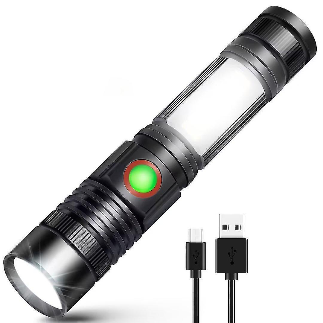 Tactical Flashlight, Cob Usb Work Lamp