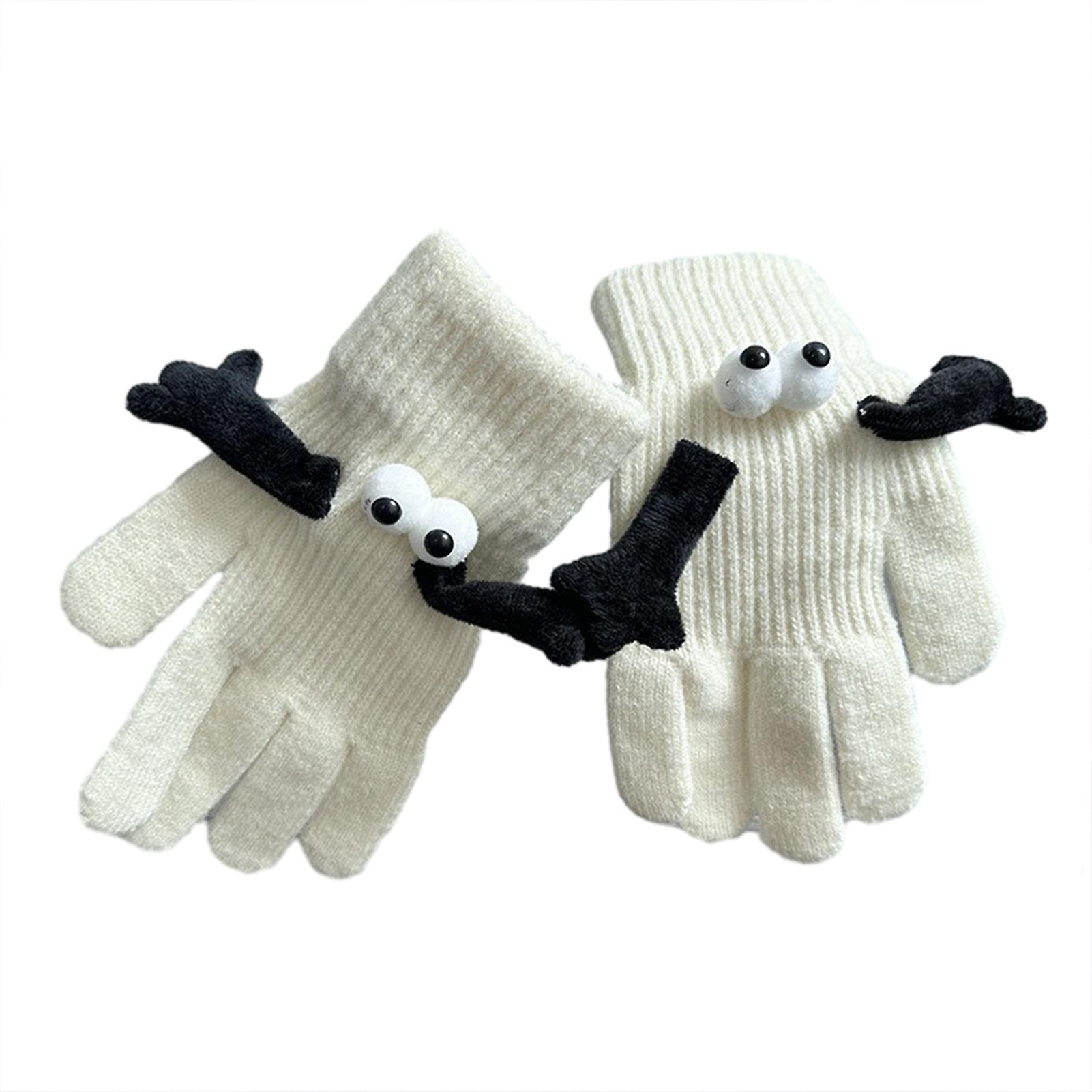 Funny Warm Touch Screen Knit Soft Thick Glove Cold Proof Windproof Gloves Gift for Birthday