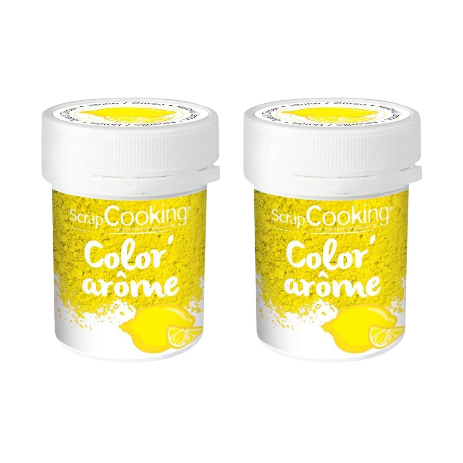 Gelbe Lebensmittelfarbe Zitronengeschmack 20 g