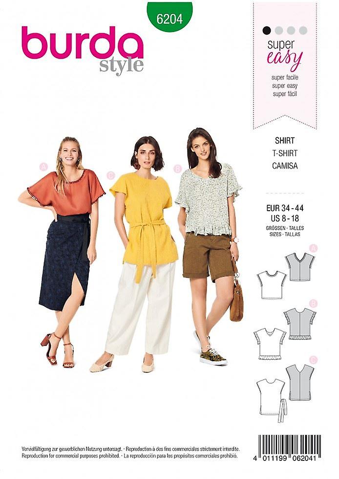 Burda Paper Sewing Pattern 6204