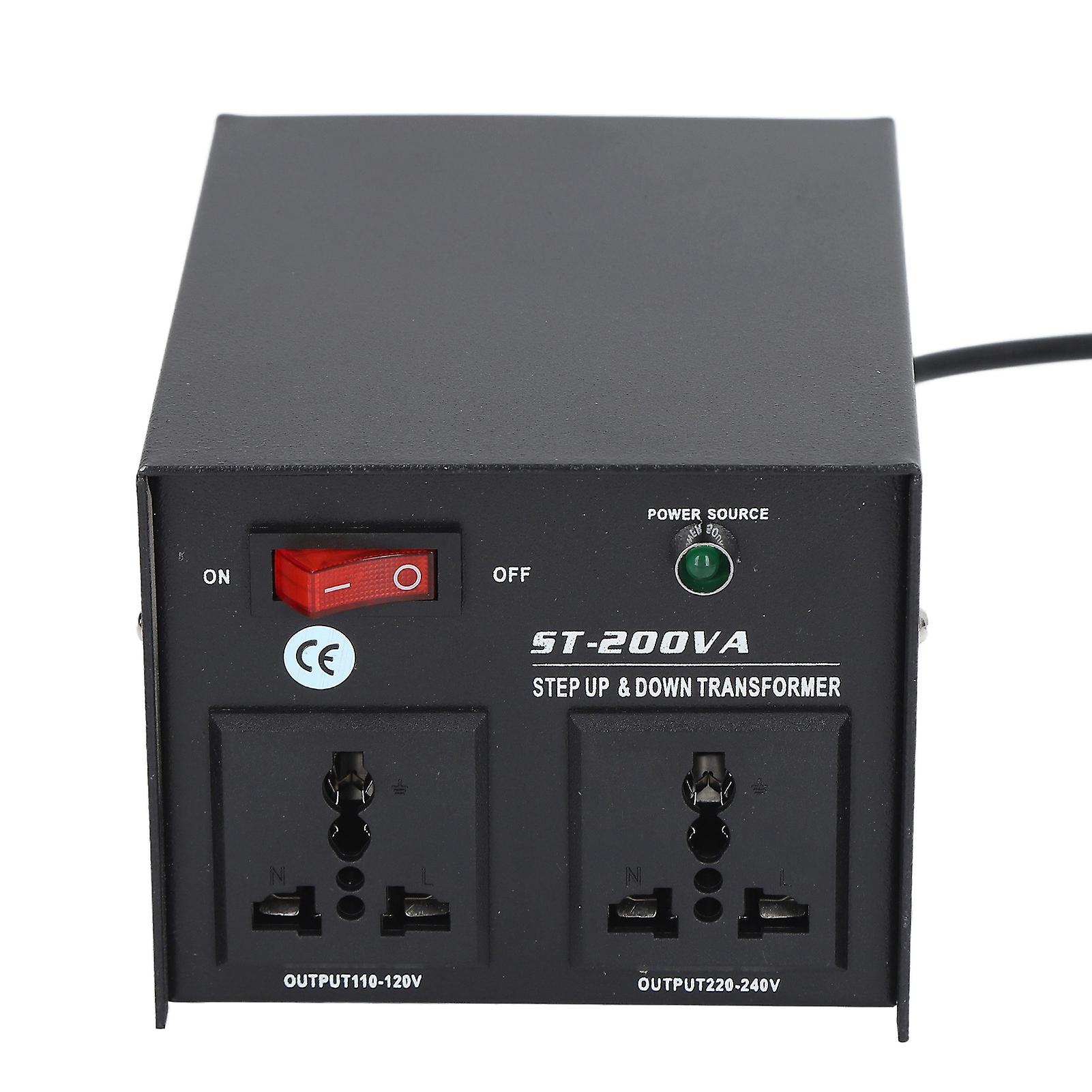 200W Power Voltage Converter Step Up Buck Transformer for Electrical Devices