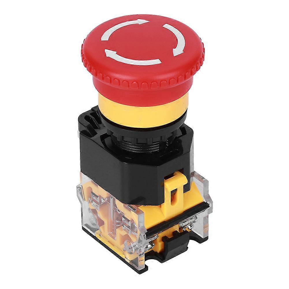 3pcs On/Off Emergency Stop Switch Industrial Parts Engineering Plastic 440V 10A 22mm