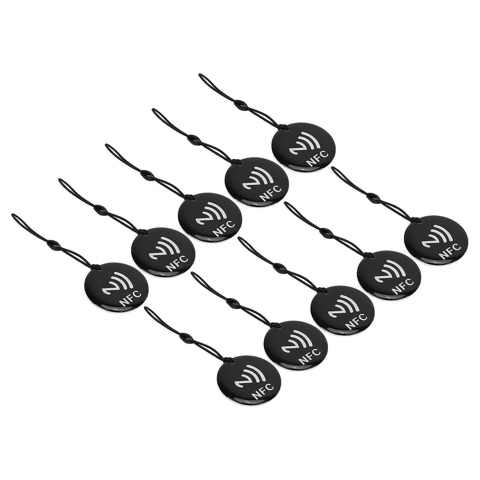 10 Pcs NFC Card 8Kbit Storage 13.56MHZ 106KBoud Rewritable Access Tag Waterproof IC Card 