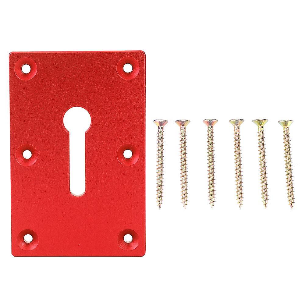 Woodworking Table Fixture Locking Pliers Mounted Plate Fixing ToolRed