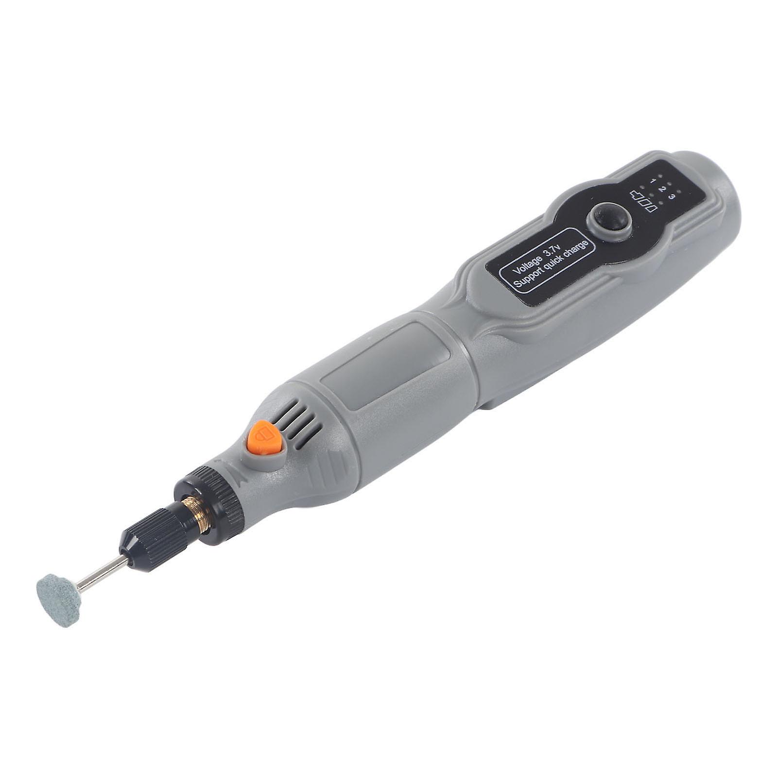 Cordless Rotary Tool Kit 3.7V Mini Electric 15000RPM 3 Speed Adjustable Rechargeable for Sanding Engraving Polishing