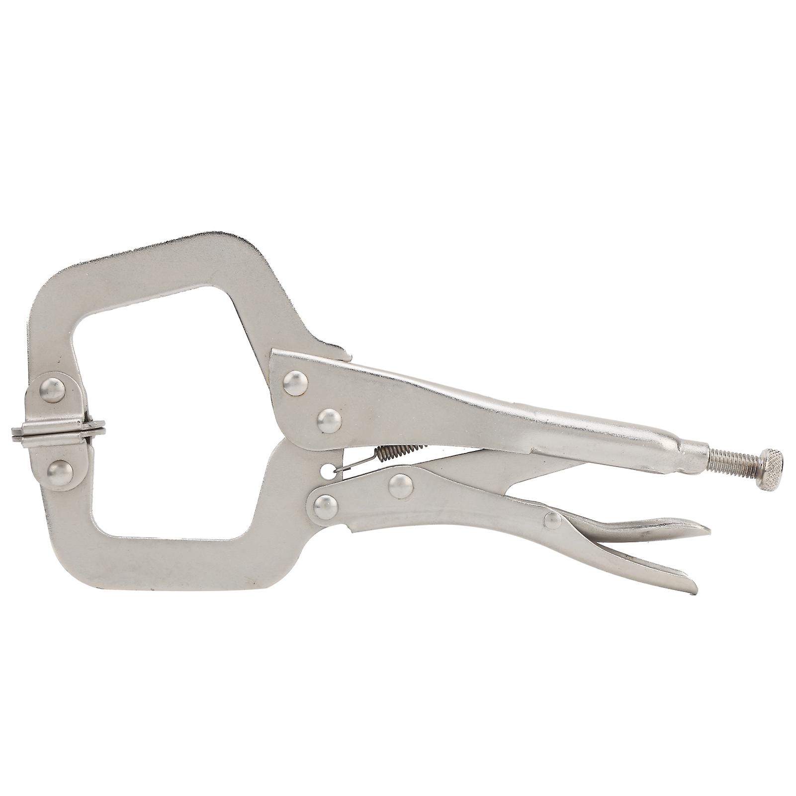 Locking Pliers CShaped Woodworking Quick Clamp Manual Fixing Welding MultiFunction Tool 9in