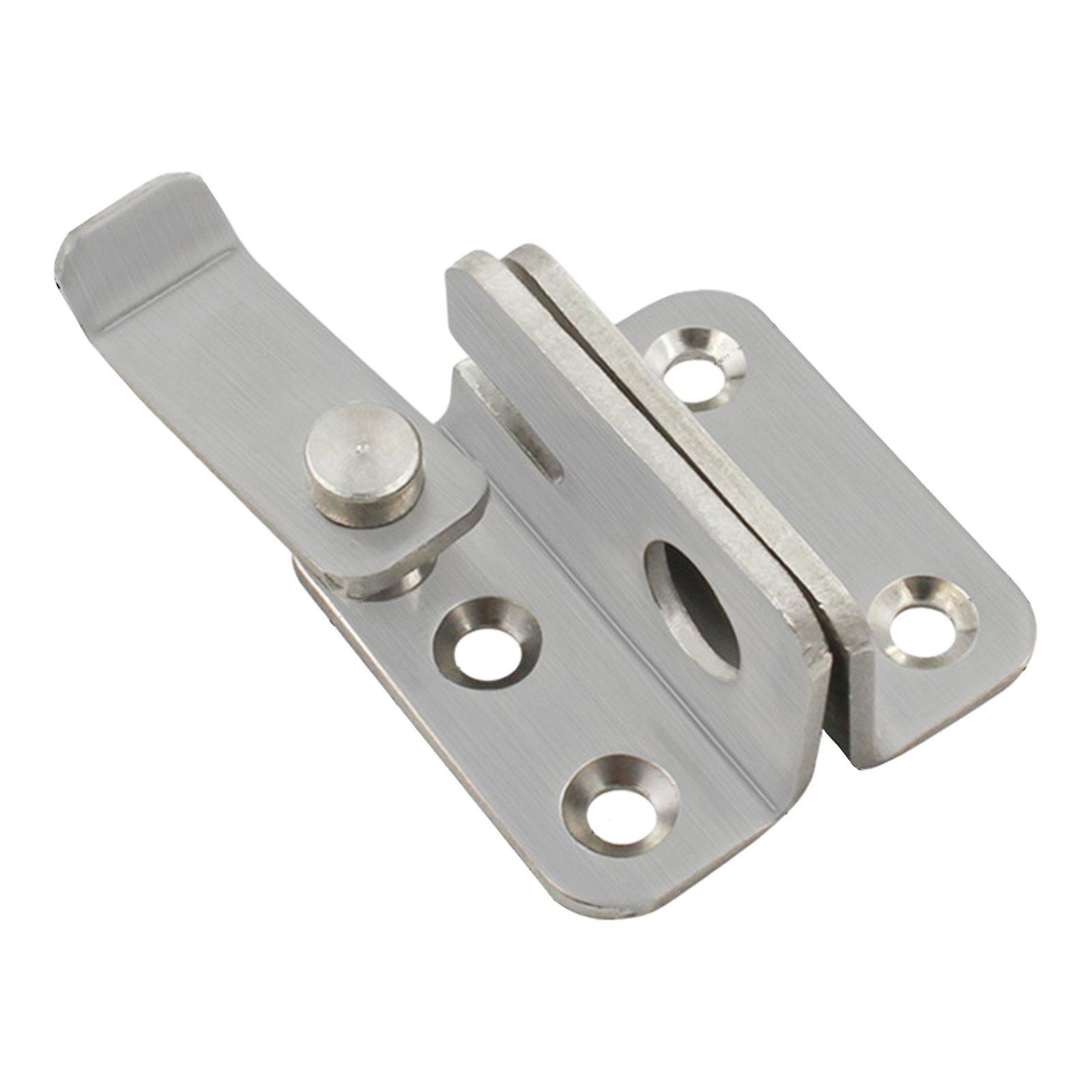 Flip Latch Gate Latch Padlock Latch Sturdy Multifunctional Slide Bolt Latch Sliding Door Bolt Latch for Barn Bathroom Cabinet