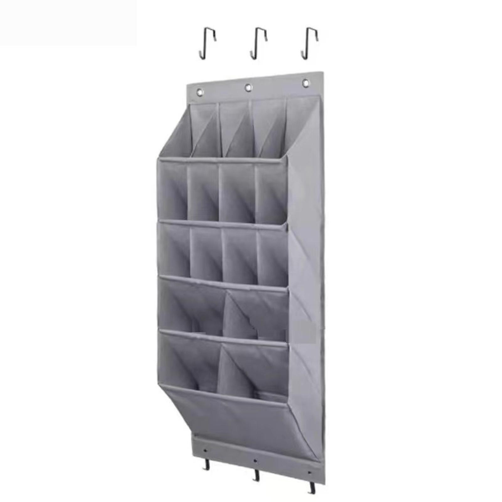 Multi Grid Sundries Cloth Hanging Storage Bag Durable Lockers Shelf Organiser for Bedroom Home