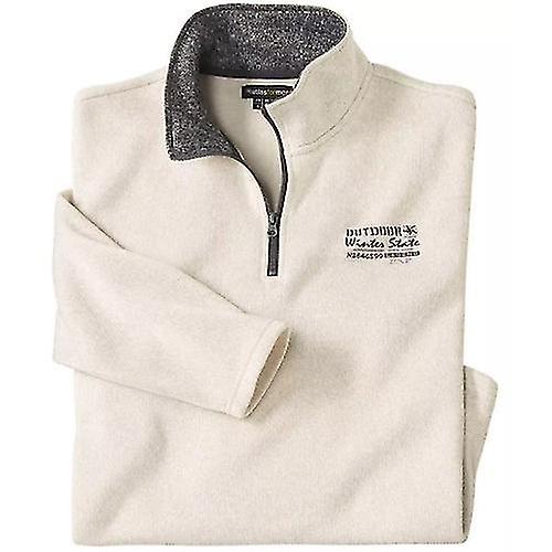 Atlas For Men Mens Winter State Brushed Fleece Jumper