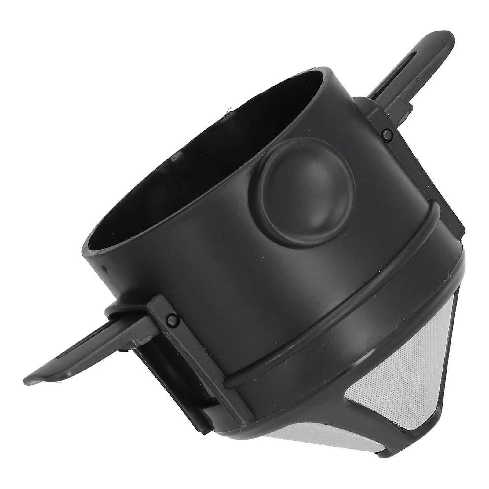 Filtre à café conique pliable en acier inoxydable à 2 couches, pour la maison et le bureau