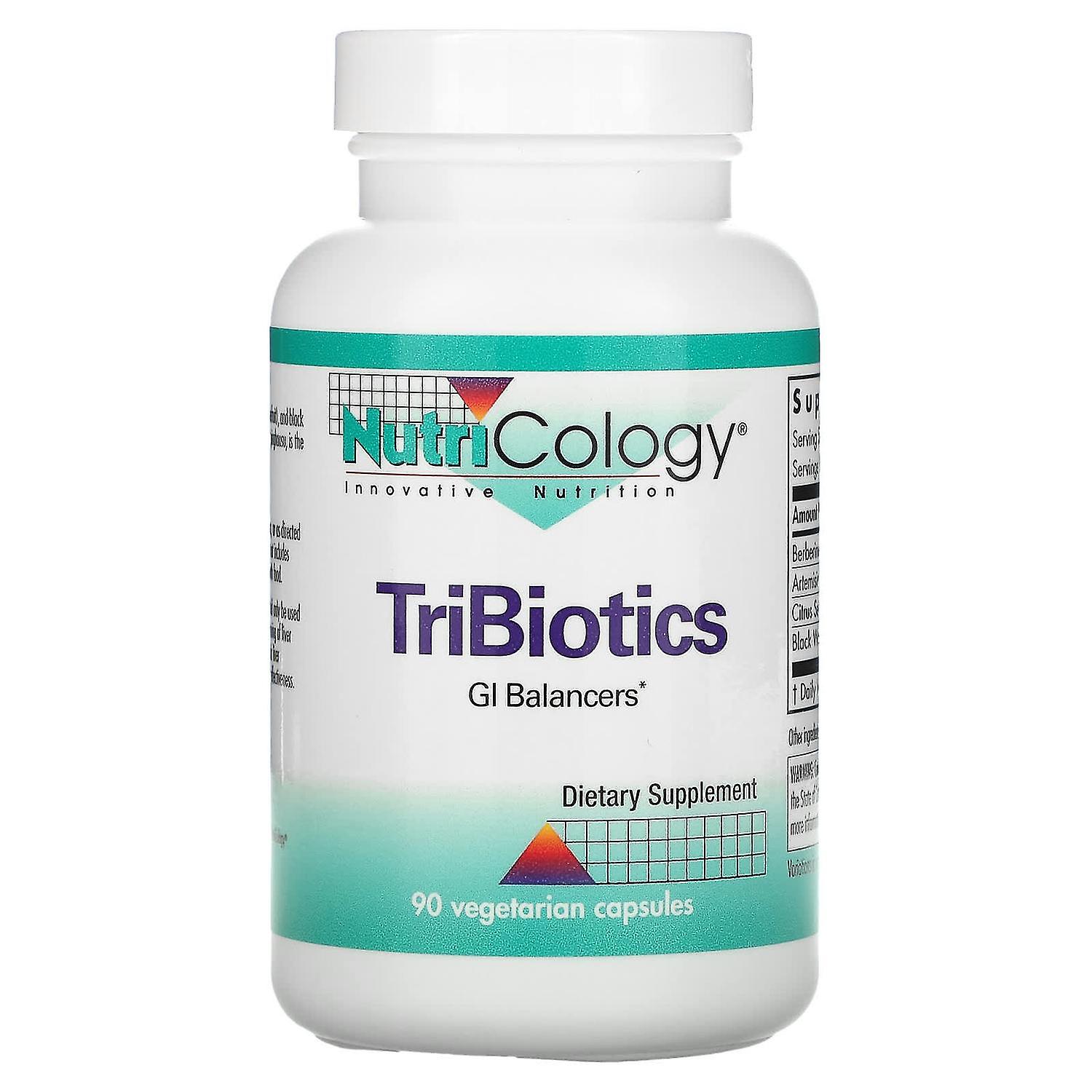 Nutricology, TriBiotics, 90 Vegetarian Capsules