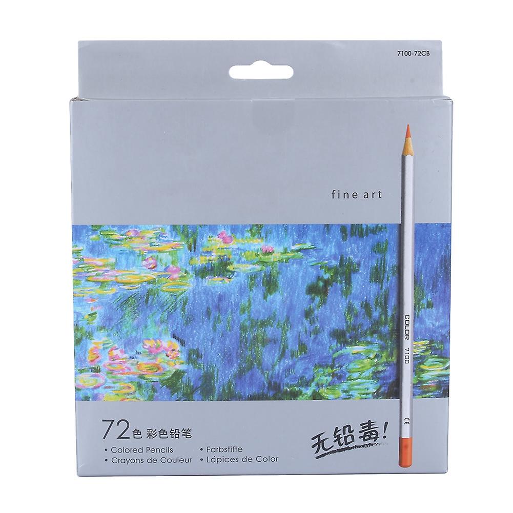 72 Color Professional Oil-Based Colored Pencils Set Non-Toxic Art Drawing Sketching Supplies for Artists and Students