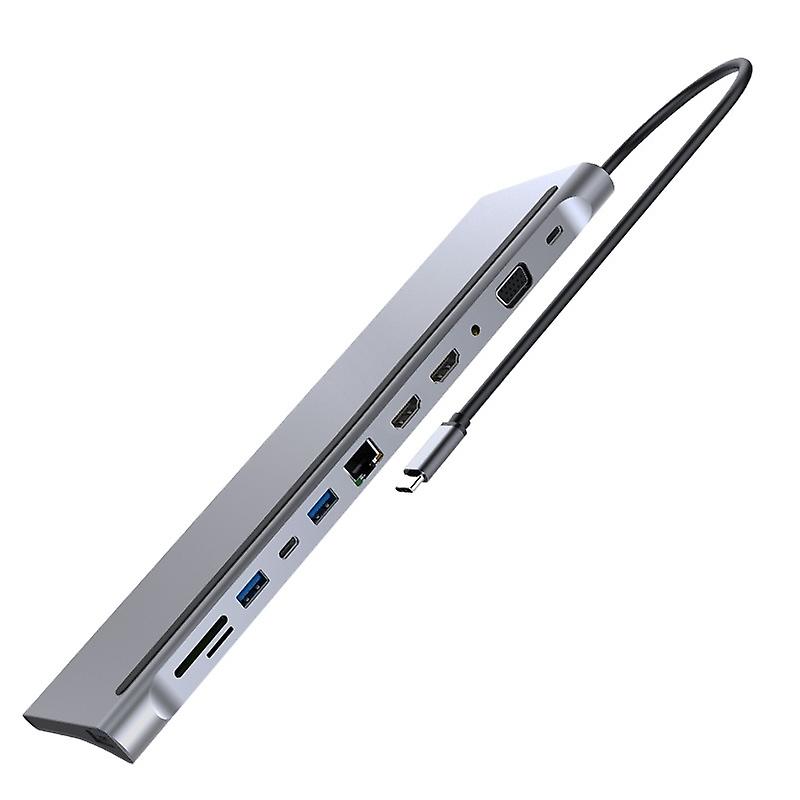 12 In 1 Type C Laptop Smart Docking Station