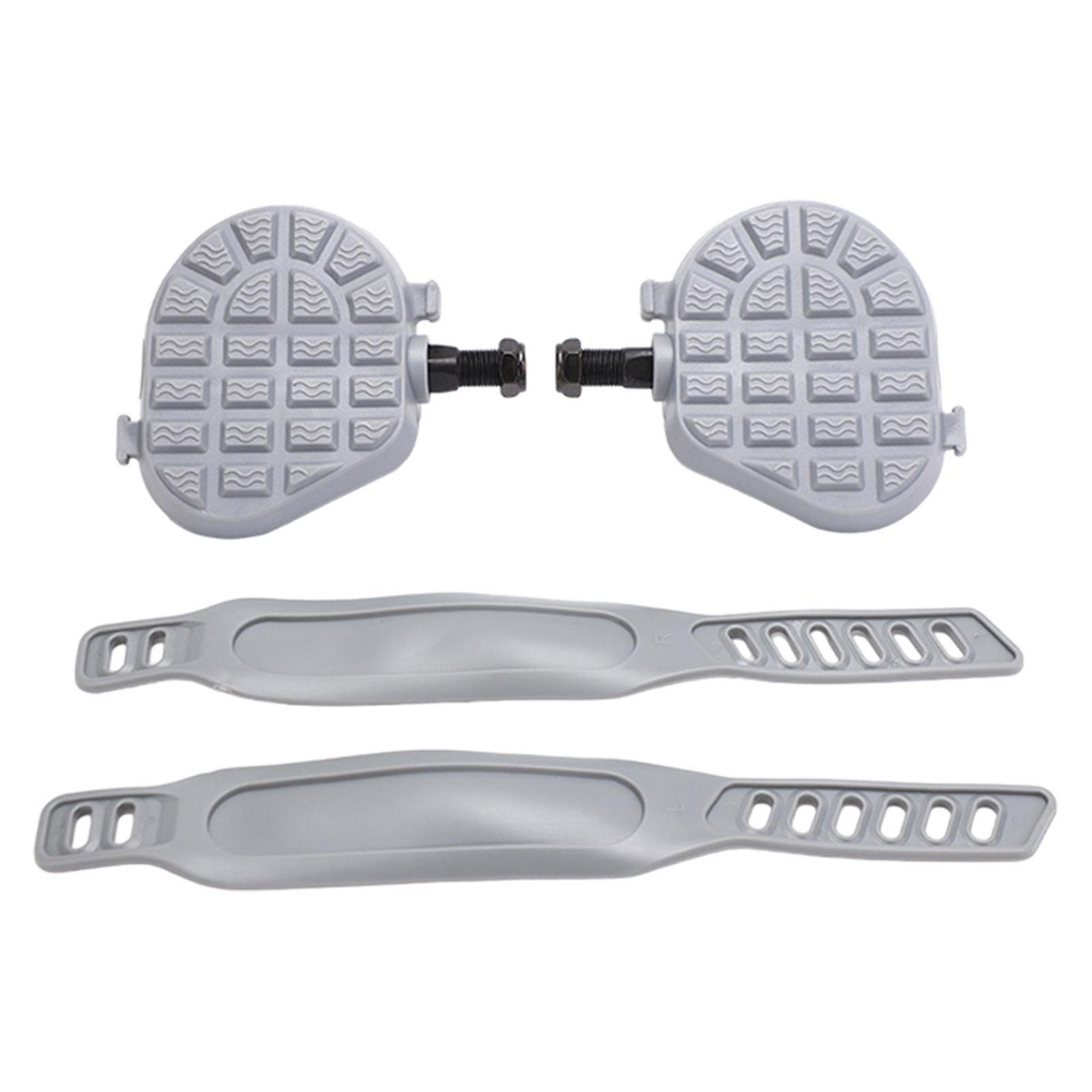 Exercise Bike Pedals Platform Pedals Multifunction Exercise Bike Parts Durable Nonslip Exercise Devices for Indoor