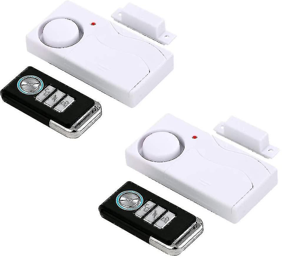 Wireless Door Alarm With Remote, Windows Open Alarms,home Security Sensor, Pool Alarm For Kids Safety, Prevent Robbery (2-dwdz
