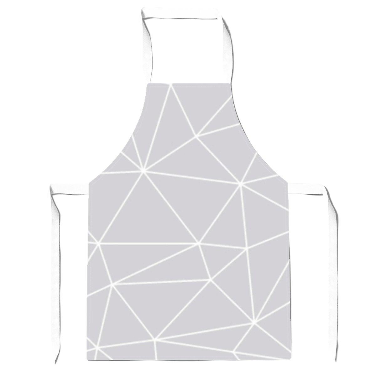 Geometric Triangle Pattern Apron