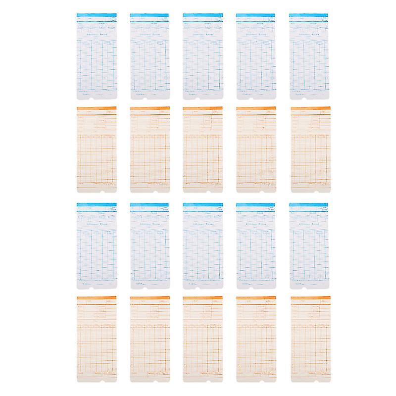 100 Blatt Zeitkarten