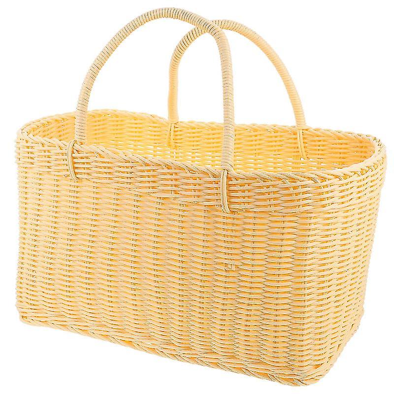 1pcs Woven Storage Organizer For Storage Shopping