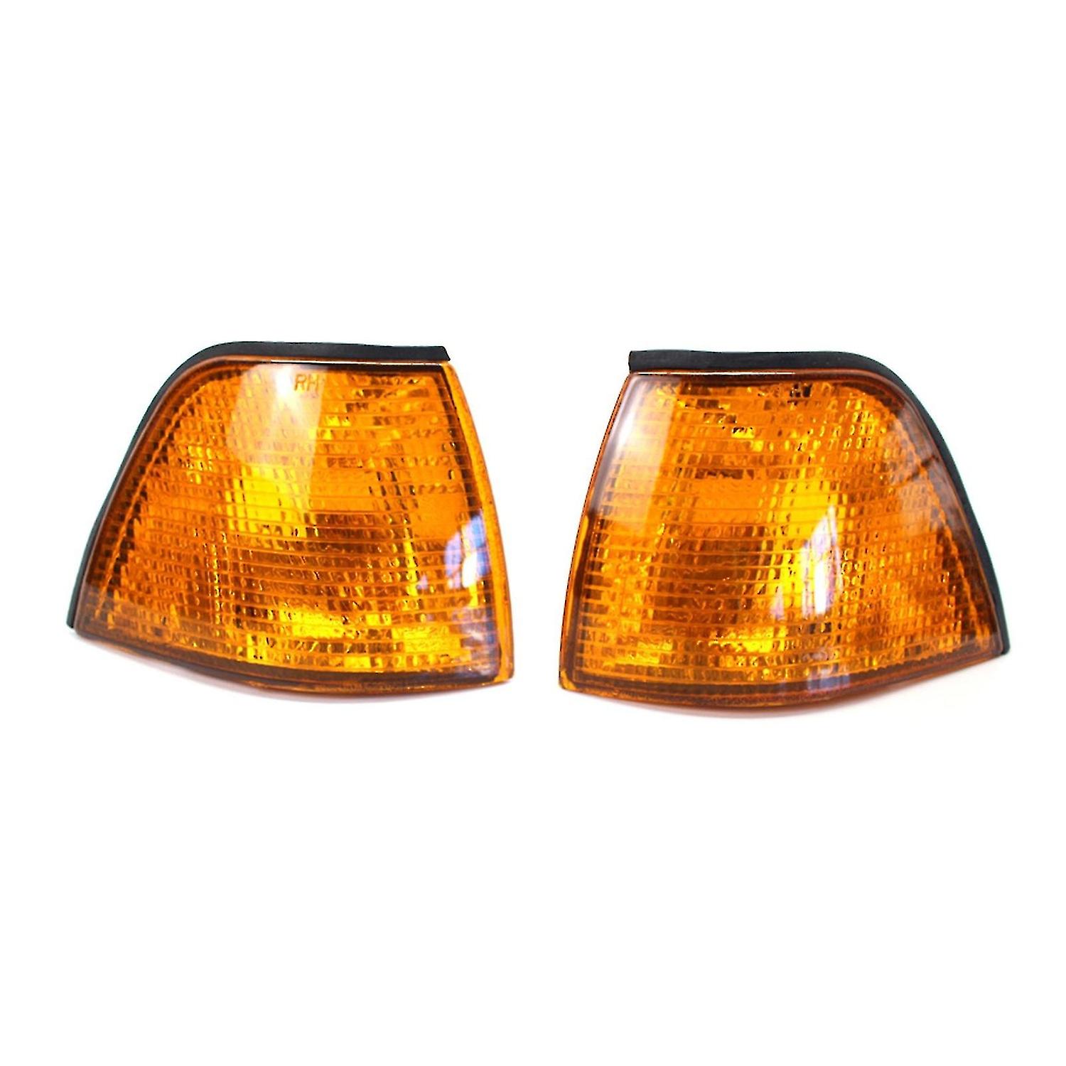 2pcs Corner Light Housing Fine Workmanship Replacement Abs Left Right Turn Signal Parking Indicator 