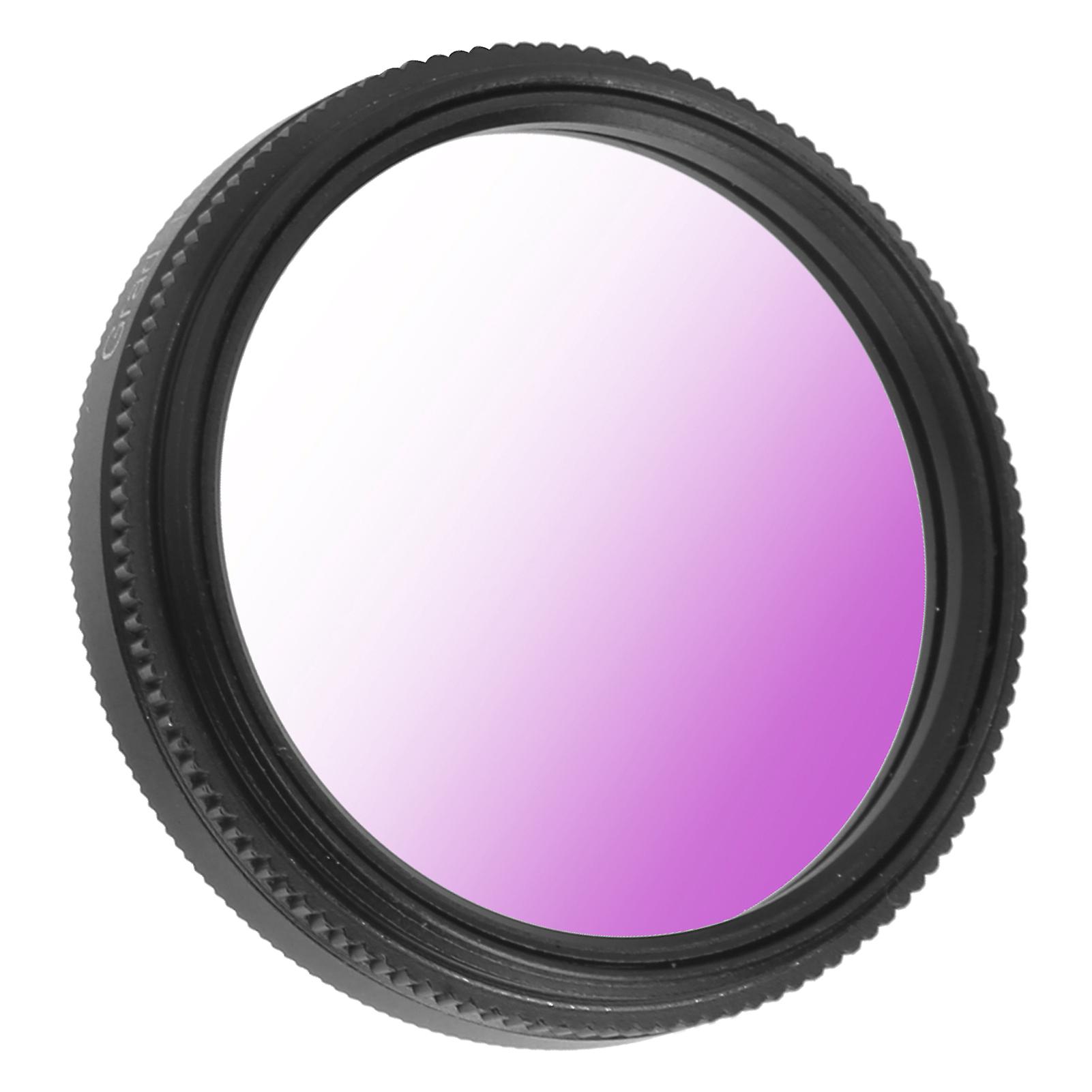 Junestar 37mm Waterproof Gradient Purple Lens Filter Multilayer Coating