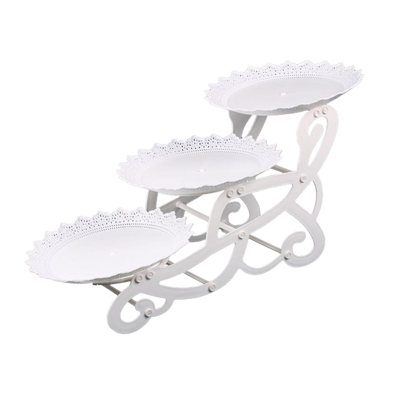 3 Tier Serving Stand Tiered Serving Trays for Brithday Party Valentine's Day Style A