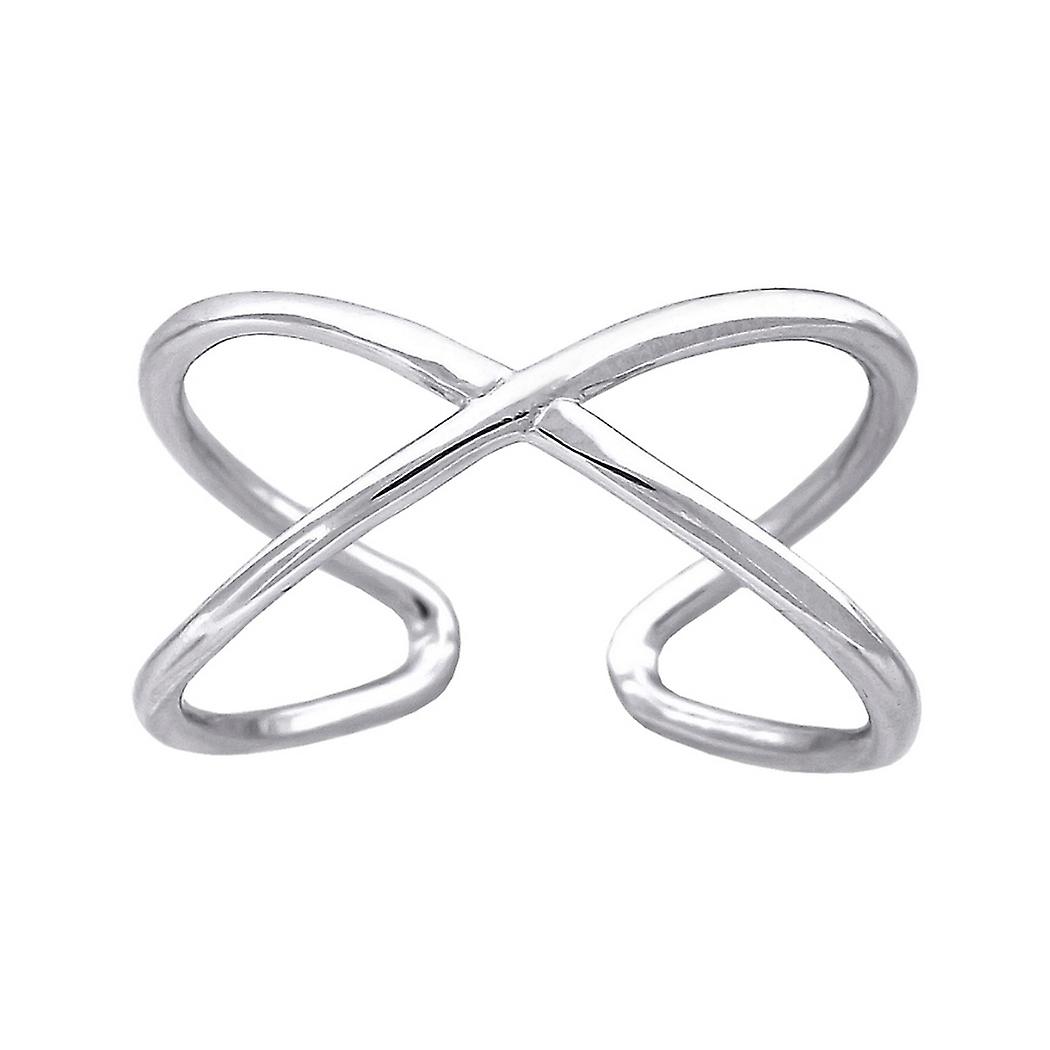 925 Sterling Silver Womens Twisted Adjustable toe ring7-toe ring for Women