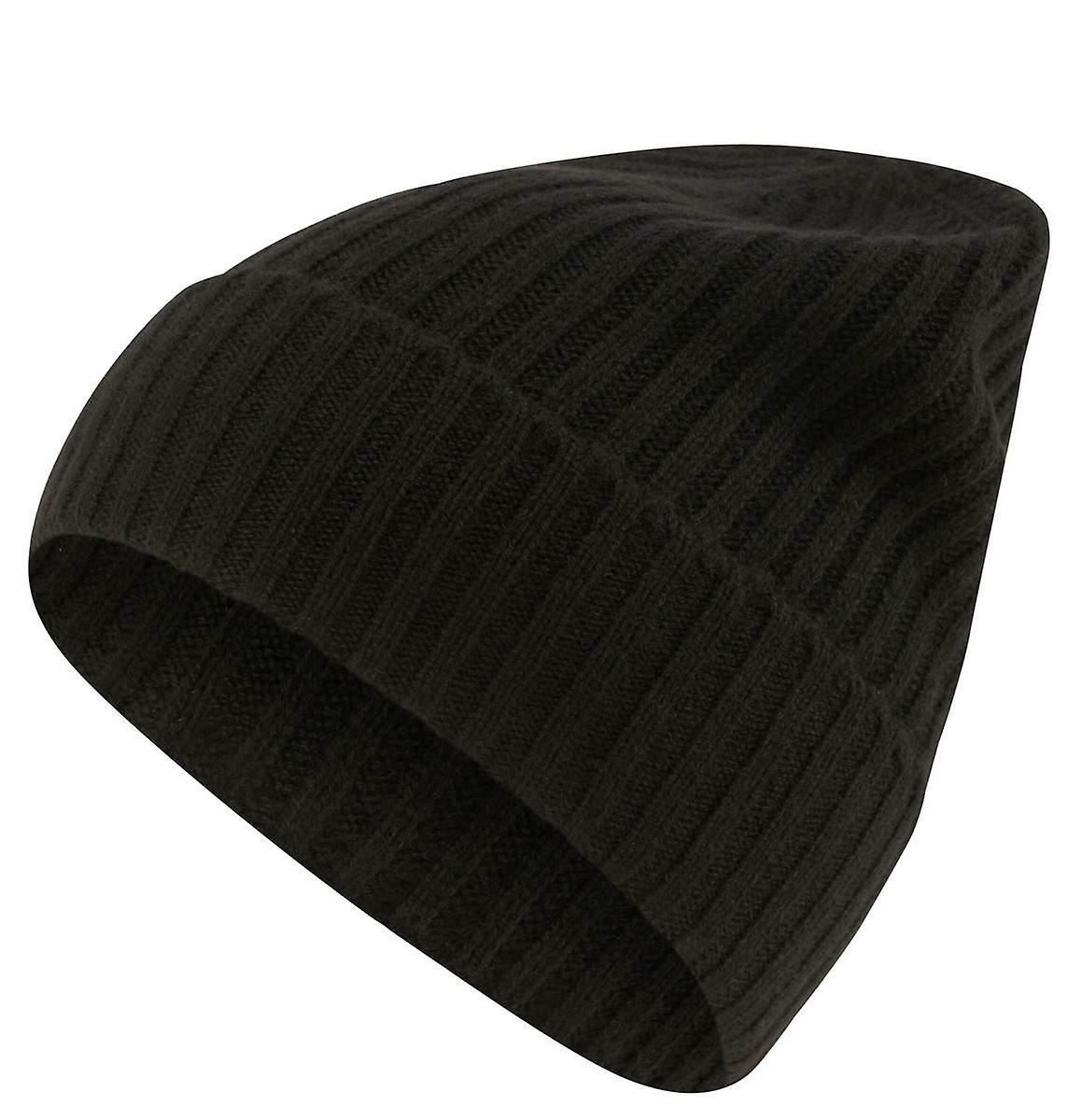 Falke Ribbed Cashmere Beanie - Black