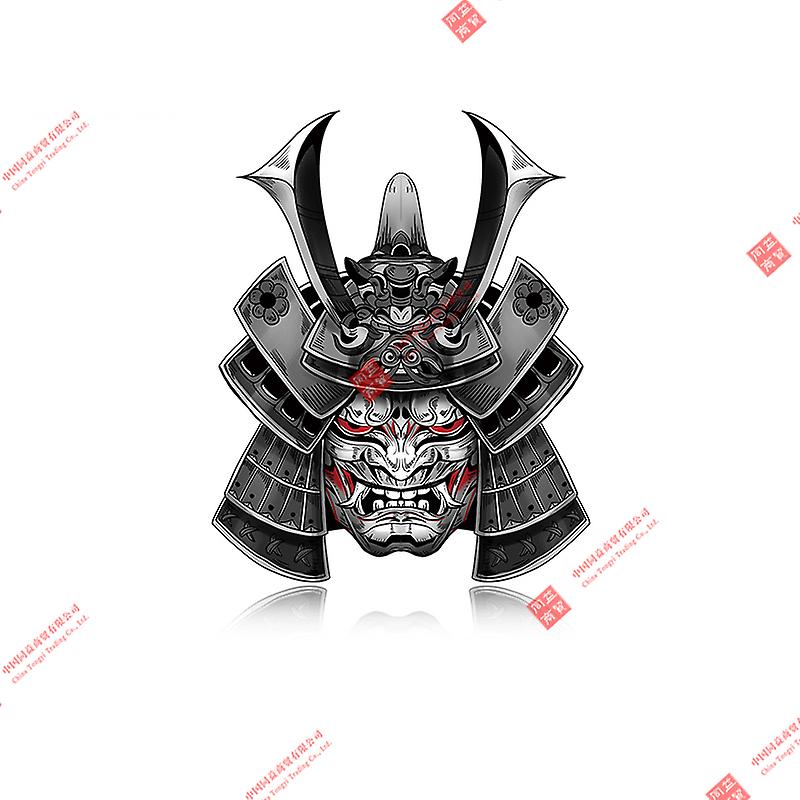 اليابان شيطان شبح الساموراي ملصقات سيارة الجمجمة Prajna خزان وقود السيارات Hannya صائق الفينيل كمبيوتر محمول شكل سيارة صائق الديكور الكمبيوتر المحمول