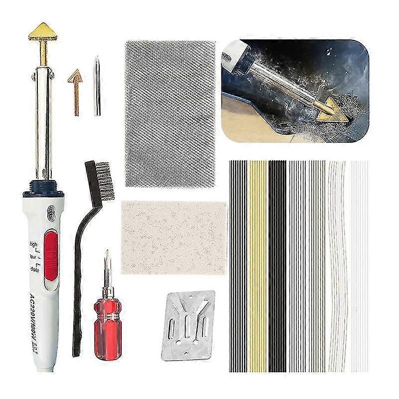 100w Plastic Welding Kit,soldering Iron Kit,3-speed Adjustment Temperature Control Plastic Welder S