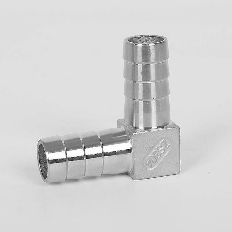 2 Pack 6mm Stainless Steel Pipe Adapter, SUS 304 Pipe Fitting