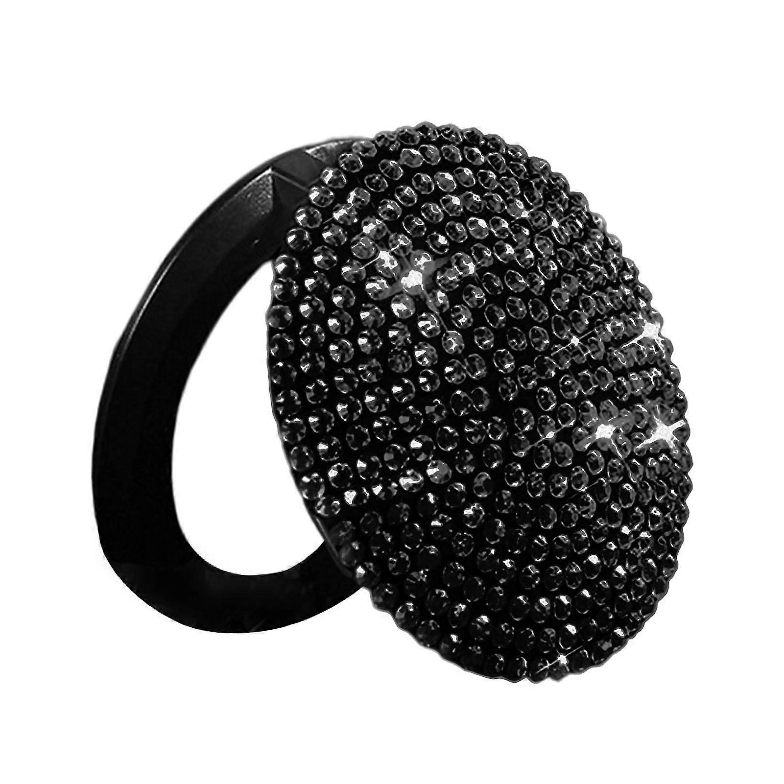 Bling Diamond Car Key Systems Key blade Auto Start Button Flip  Engine Start Button Cover Anti-Scratch Start Button Cover Protector Auto Accessories