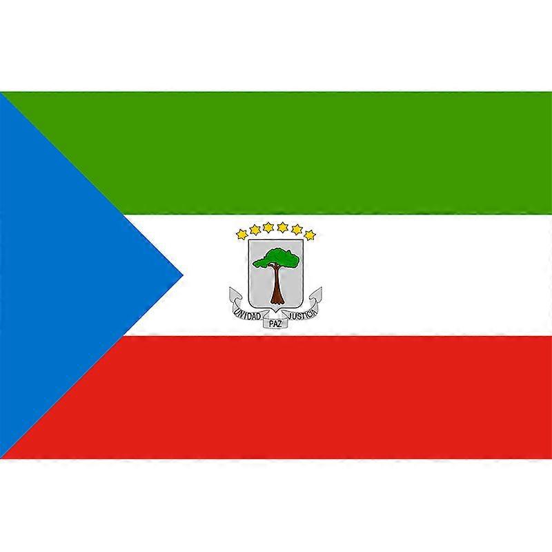 Yehoy 90*150cm Equatorial Guinea Flag For Decoration