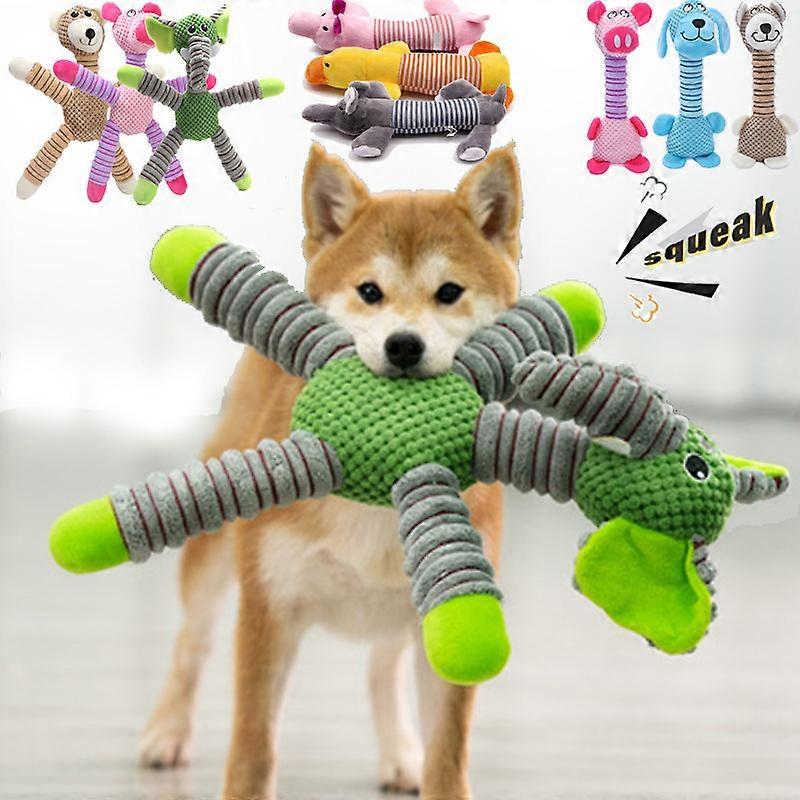 Hundespielzeug Quietschend – Unkaputtbarer Plüschbär, Anti-Stress, Für Kleine & Mittlere Hunde