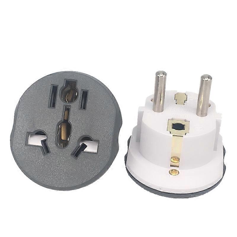 Universal EU Plug Adapter, USto EU Converter, AU, US, UK, CN to EU Wall Plug, AC 250V, Travel Adapter, High Quality, 16A, 1PC