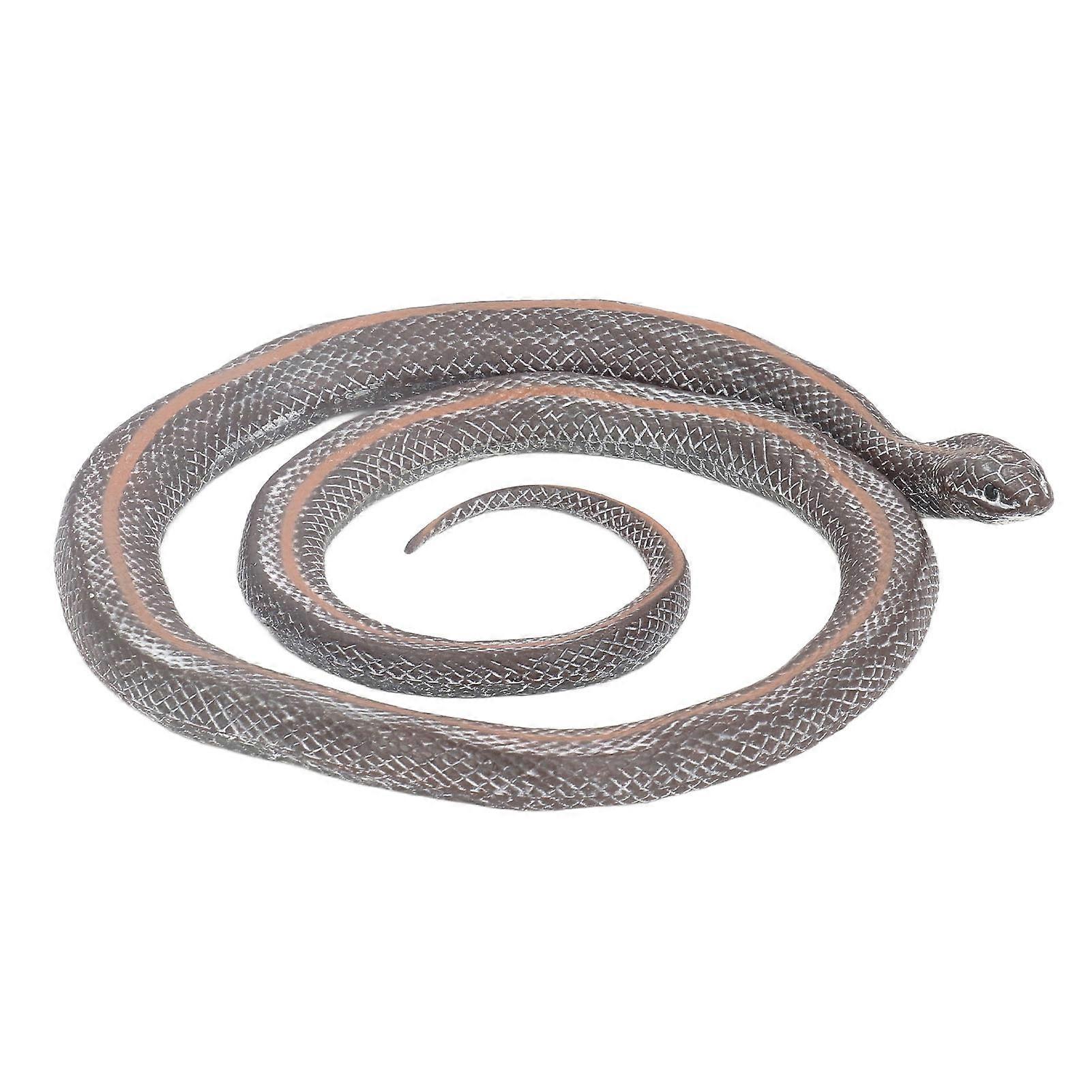 Simulated Snake Model Kid Pvc Funny Scary Fake Snake Toy Prank Props Decoration For April Fools Day 31.5 Inch