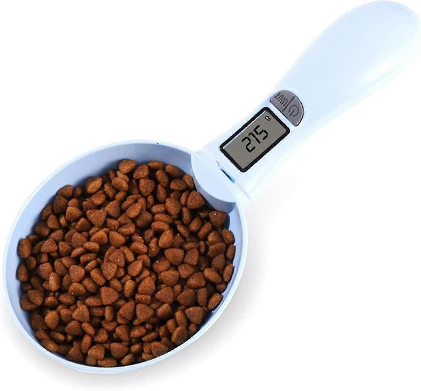 כף מדידה של Ubiuo Pets, כף מדידה ושקילה אלקטרונית של חיות מחמד, סקופ מדידה של מסך LCD דיגיטלי, מדים ניידים של גרם מזון וכף מדידה אלקטרונית לחיות מחמד, להזנה