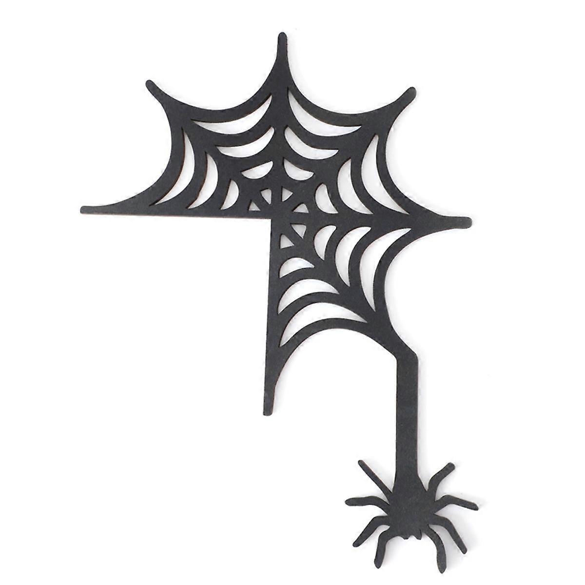ハロウィーンのドアコーナーサインデコレーションスパイダーネットドアコーナーデコレーションファミリードアコーナーデコレーション