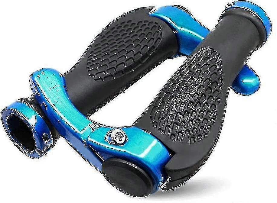 自転車ハンドルバーグリップ人間工学に基づくグリップ快適な滑り止めゴム製アルミハンドルバーグリップ