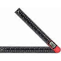 12inch LCD Digital Angle Finder Ruler 360  Protractor Measuring Tools 300mm Multifunctional Nylon Ruler Meter with Zero Function and Lock