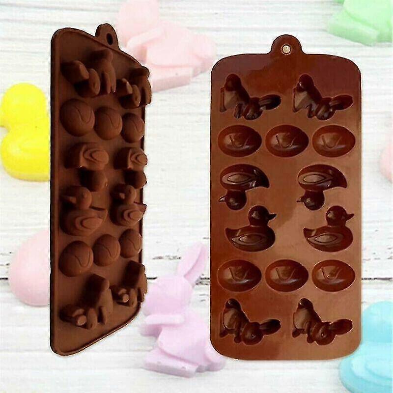 mould bunny eggs duck mold melts silicone chocolates easter