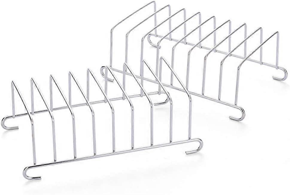 2pcs Toast Rack Bread Holder Accesorios de freidora de acero inoxidable