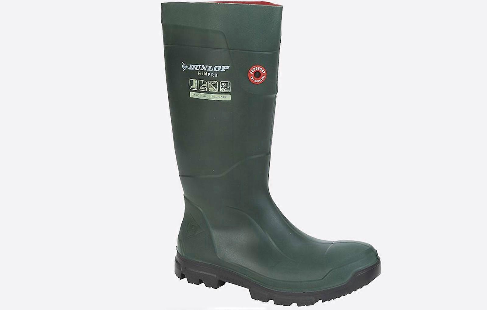 Dunlop Purofort Field Pro Wellingtons Green