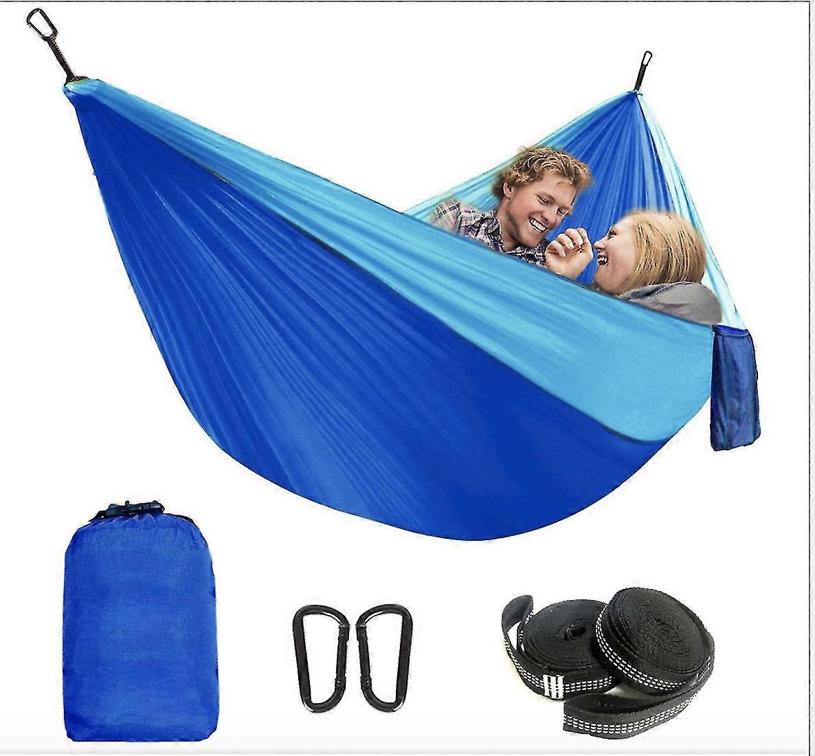 Double Hammock Parachute Cloth Light Indoor Camping Swing