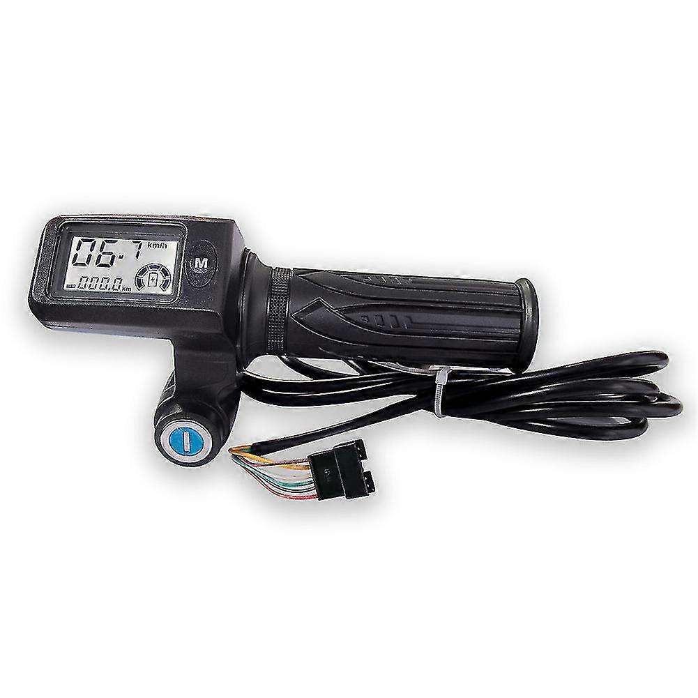 Battery Display Electric Vehicle Turns Handles Anti-slip Comfortable Electric-bicycles Swivels Handle For Safe Driving