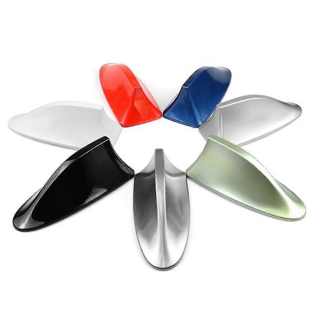 Car Shark Fin Roof Antenna Aerial Fm/am Radio Signal Decoration Trim Universal