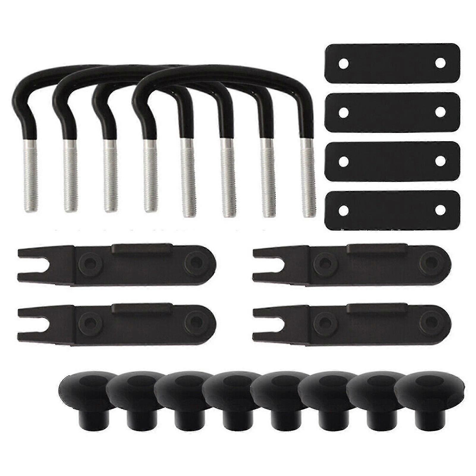 Universal Roof Box U-bolts Clamps Practical Car Van Mounting Fitting Kit Easy Installation
