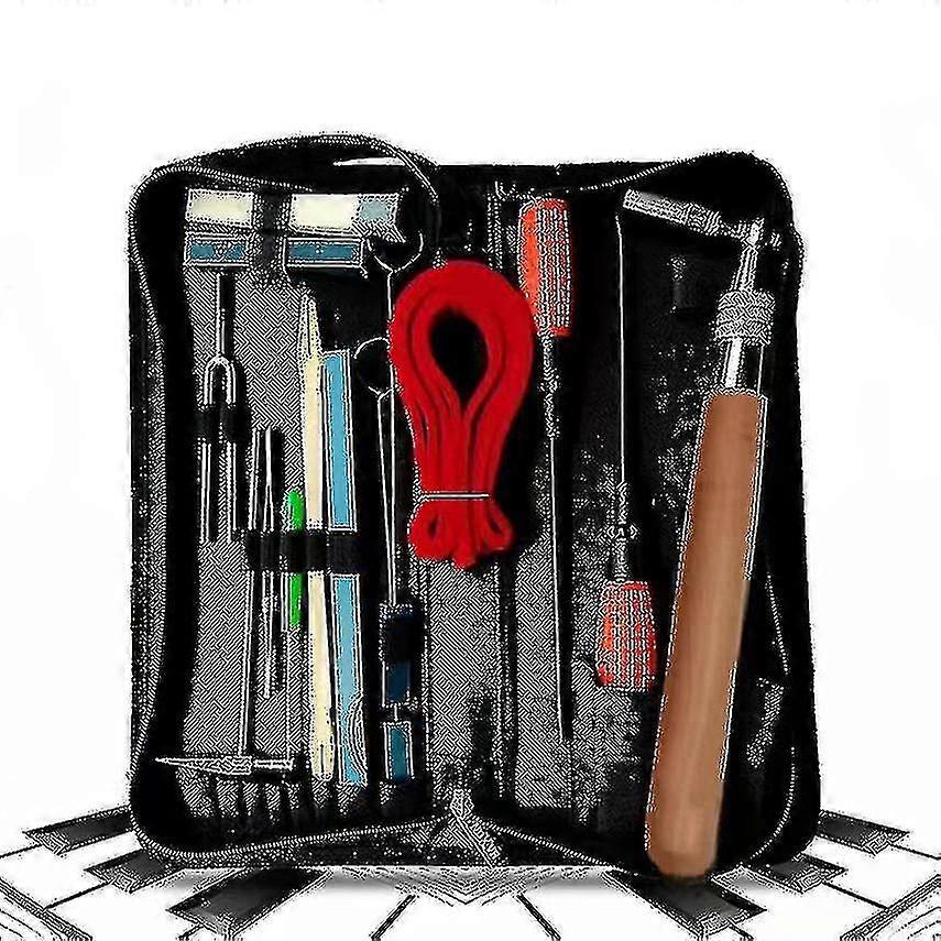 ピアノチューニングキットプロフェッショナル16ピースピアノチューナーツール-良い