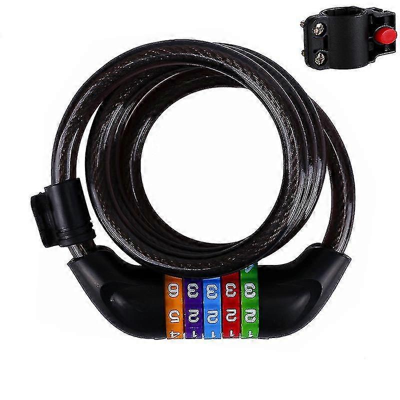 Children's Security Bicycle Lock, Colourful Combination Lock