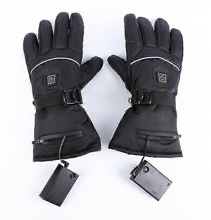 Electric Heating Gloves Winter Warm Touch Screen Gloves Windproof Cold Weather