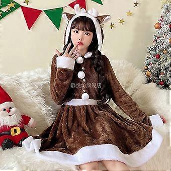 Christmas Cosplay Costume Sexy Reindeer Costume Cute Santa Claus Christmas  Costume Ball Disfraz Role Play Xmas Party Set Anime | Fruugo NO